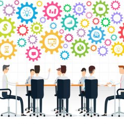 Konfigurator: Geschäftsmanner am Meetingstisch