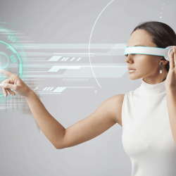 Das ultimative Medium: Frau nutzt futuristische Technologie